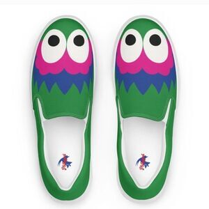 Philadelphia Phillies Canvas Slip On Sneakers Womens Sz 7 NWOT